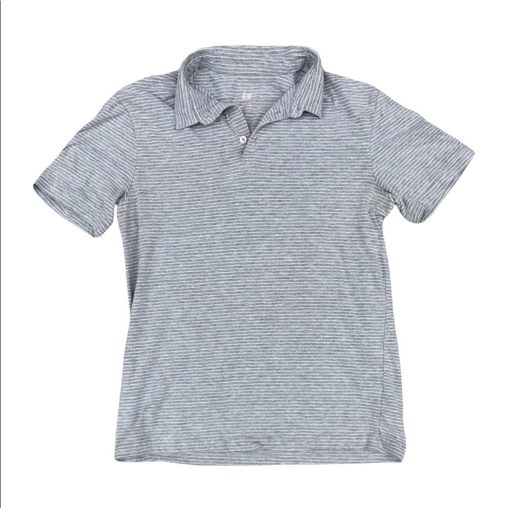 H&M Men's Slim Fit Collared T-Shirt Medium